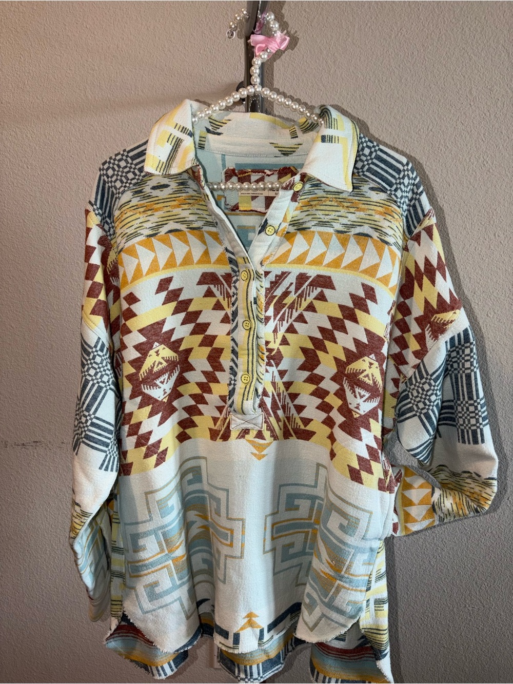 We The Free Arizona Sky Pullover in Dandelion Combo